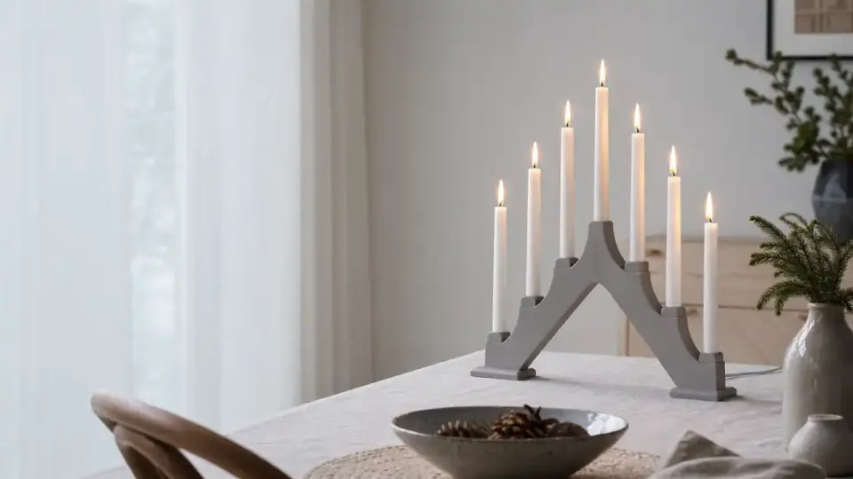 Adventsljusstakar